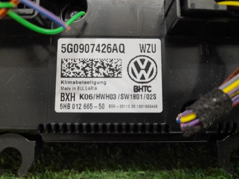 Modulo Comando Riscaldamento Clima 5G0907426AQ Volkswagen GOLF VII 2017