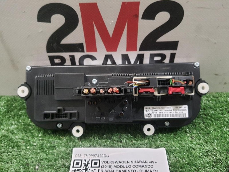 Modulo Comando Riscaldamento Clima 7N0907426BG Volkswagen Sharan IV 2010