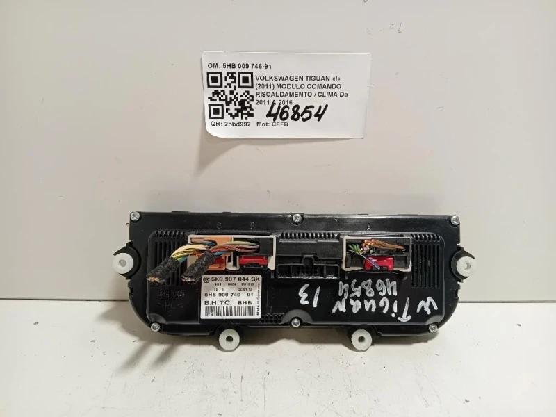 Modulo Comando Riscaldamento Clima 5HB 009 746-91 Volkswagen Tiguan I 2011