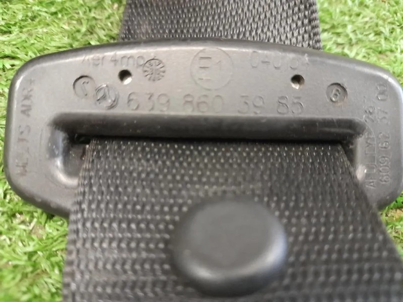 Cintura DI Sicurezza Sedile ANT DX A6398603985 Mercedes VITO W639 2004