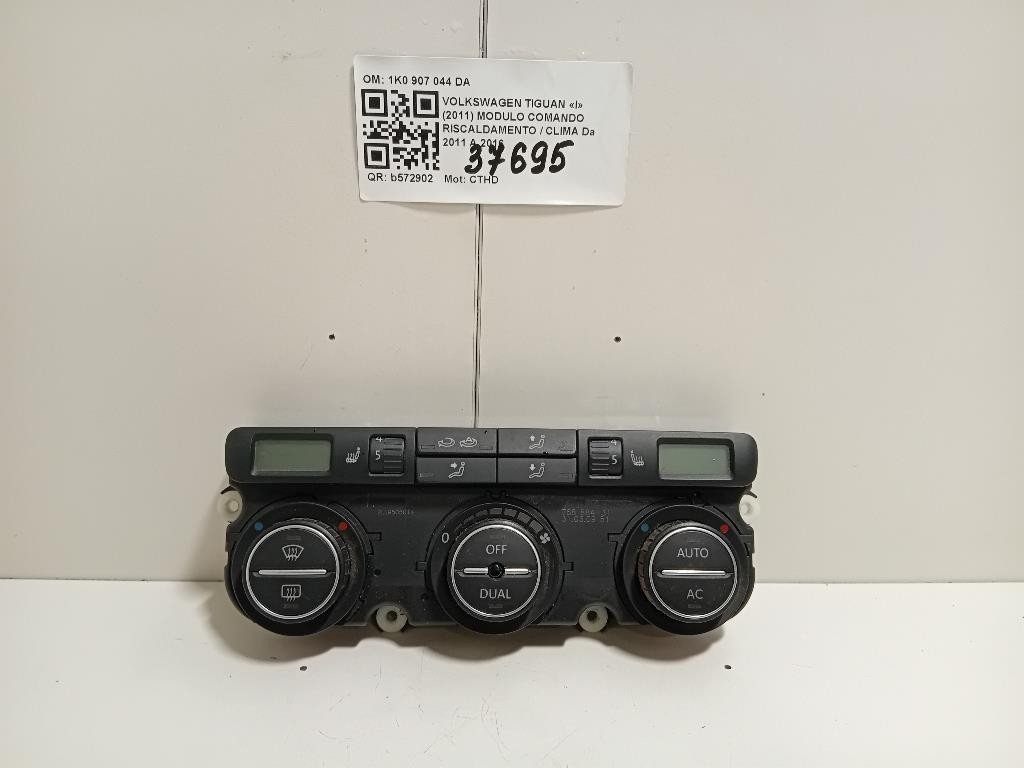 Modulo Comando Riscaldamento Clima 1K0907044DA Volkswagen Tiguan I 2011