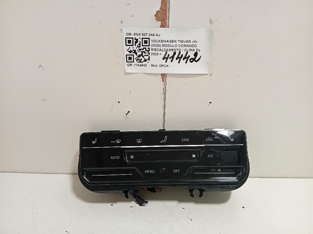 Modulo Comando Riscaldamento Clima 5NA 907 044 AJ Volkswagen Tiguan II 2020