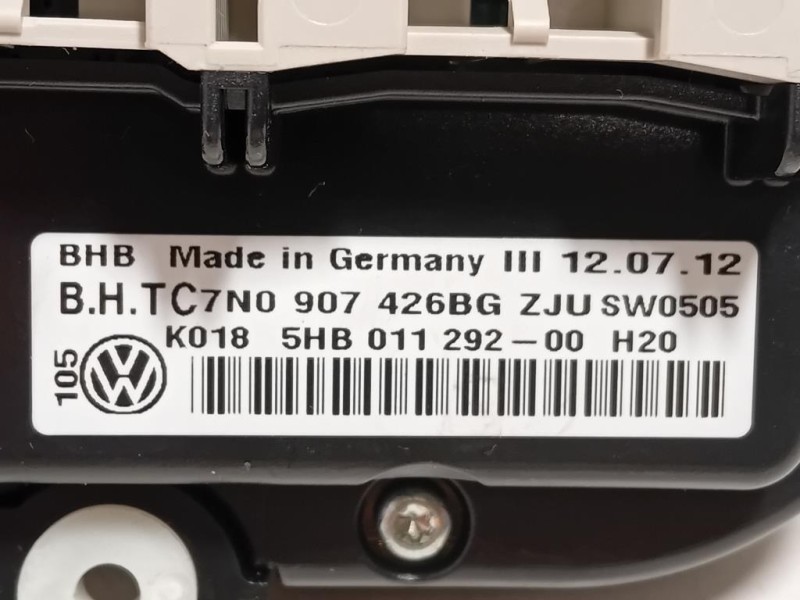 Modulo Comando Riscaldamento Clima 5HB01129200 Volkswagen Touran III 2010