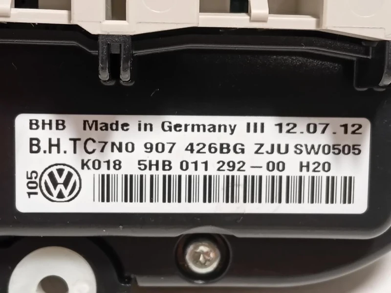 Modulo Comando Riscaldamento Clima 5HB01129200 Volkswagen Touran III 2010