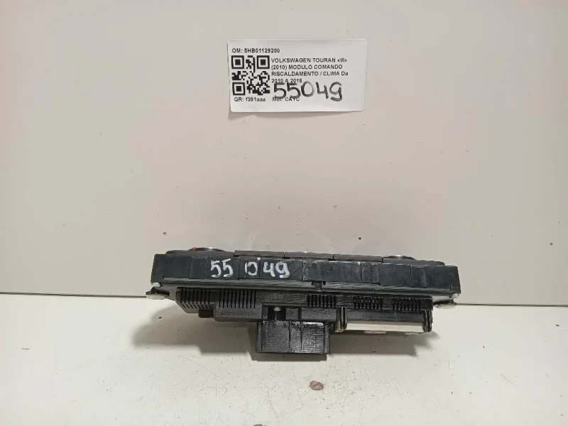 Modulo Comando Riscaldamento Clima 5HB01129200 Volkswagen Touran III 2010