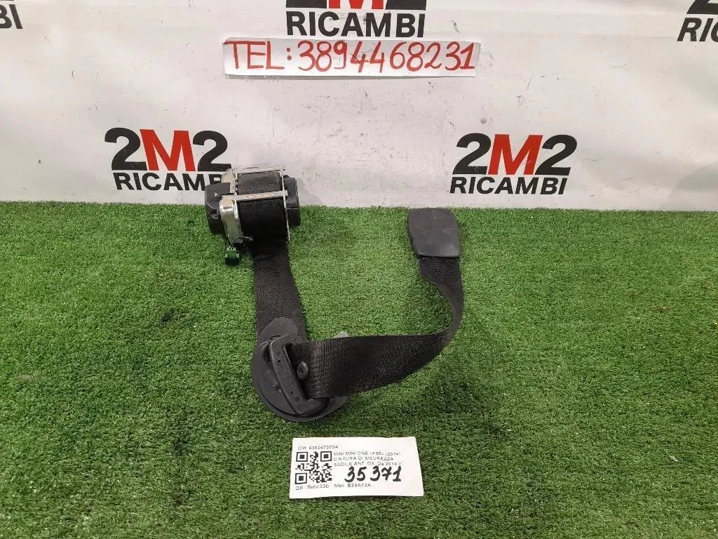 Cintura DI Sicurezza Sedile ANT DX 635267200A Mini MINI ONE F55 2014