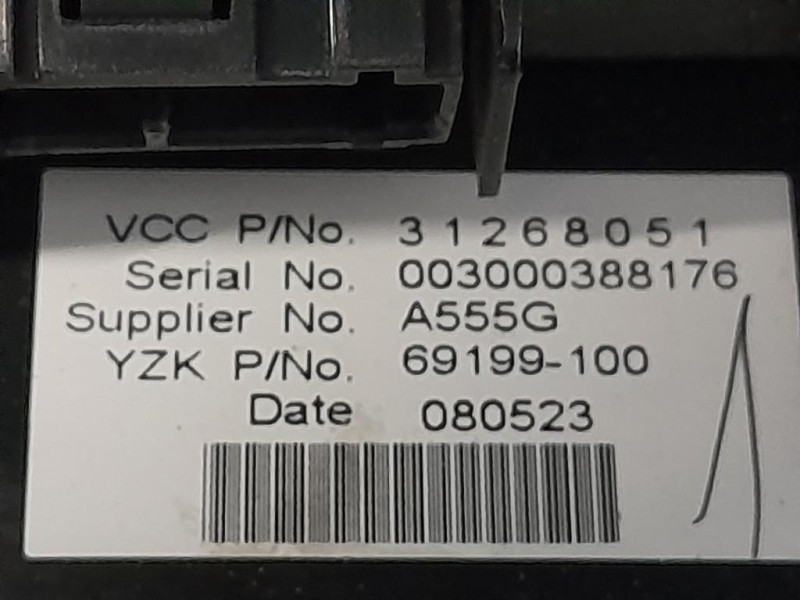 Modulo Comando Riscaldamento Clima 31268051 Volvo S40 II 2004