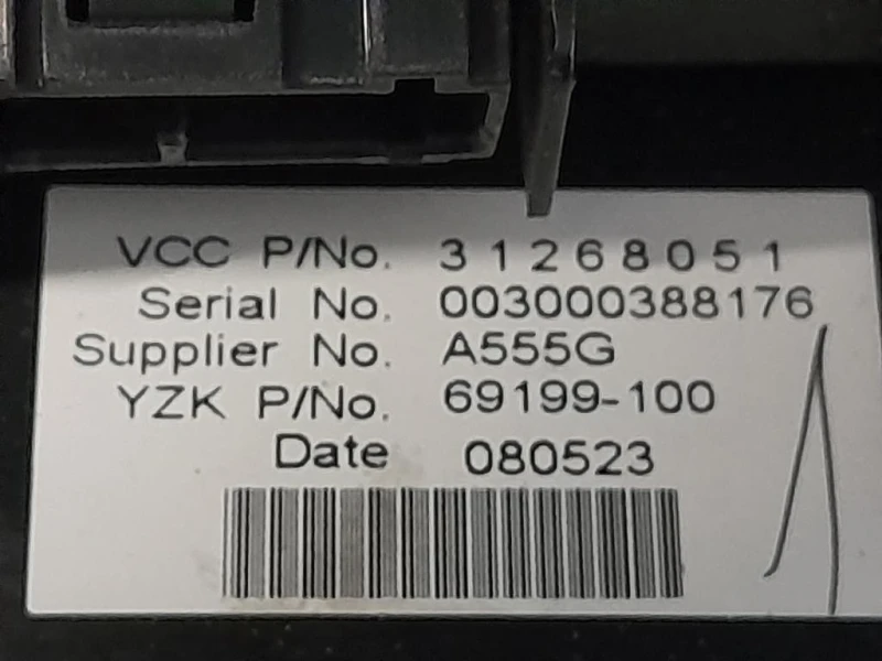 Modulo Comando Riscaldamento Clima 31268051 Volvo S40 II 2004