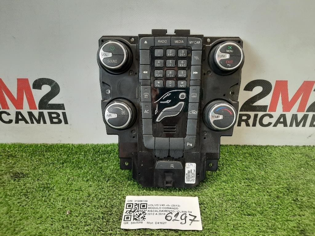 Modulo Comando Riscaldamento Clima 31288108 CLIMA ARIA Volvo V40 II 2012