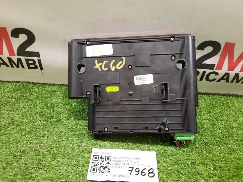Modulo Comando Riscaldamento Clima 30782906 Volvo XC60 I 2009
