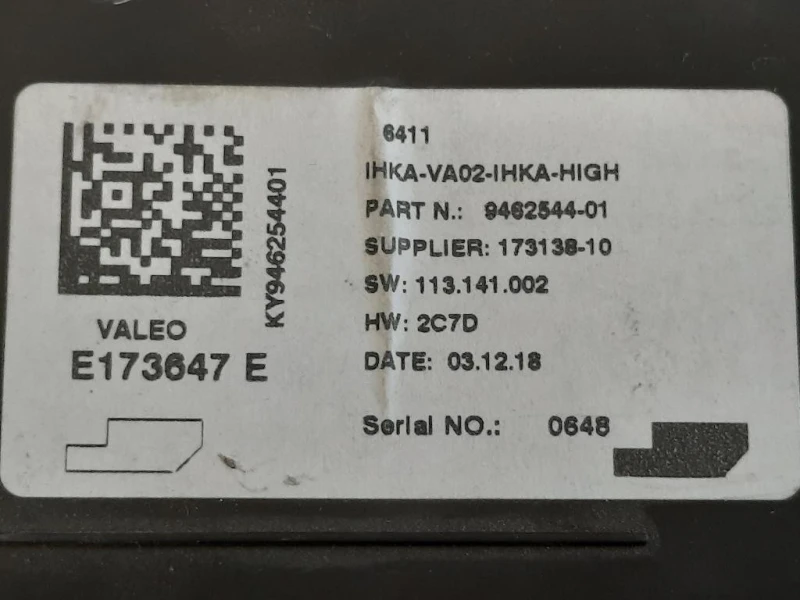 Modulo Comando Riscaldamento Clima POST 173138-10 RISCALDATORE ARIA BMW Bmw Serie 3 F30 Berlina 2012