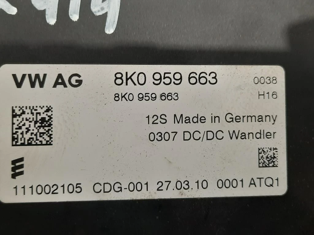 Modulo Convertitore DI Tensione 8K0 959 663 Audi A4 8EC 2005
