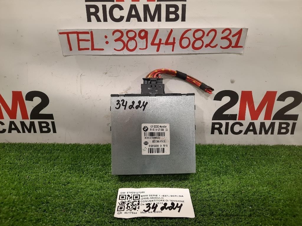Modulo Convertitore DI Tensione 61429127088 Bmw Serie 1 E87 Berlina 2005