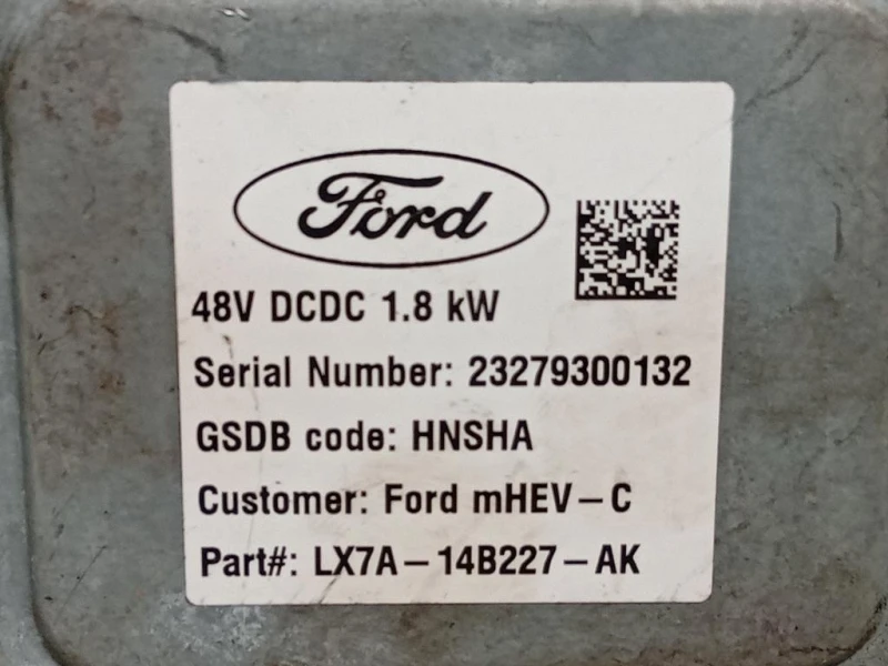 Modulo Convertitore DI Tensione LX7A-148227-AK Ford PUMA II 2024