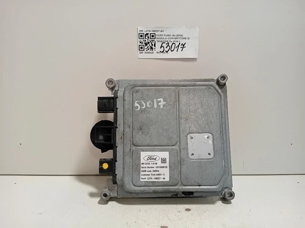 Modulo Convertitore DI Tensione LX7A-148227-AK Ford PUMA II 2024