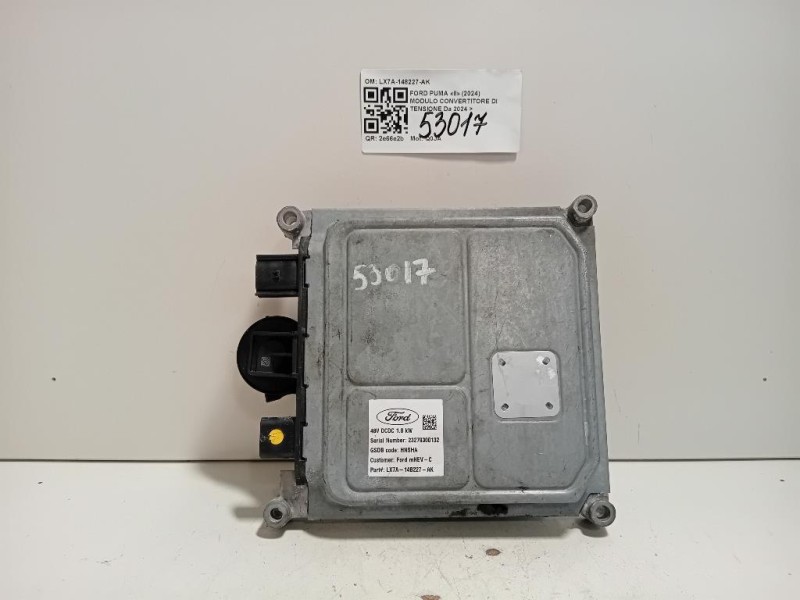 Modulo Convertitore DI Tensione LX7A-148227-AK Ford PUMA II 2024
