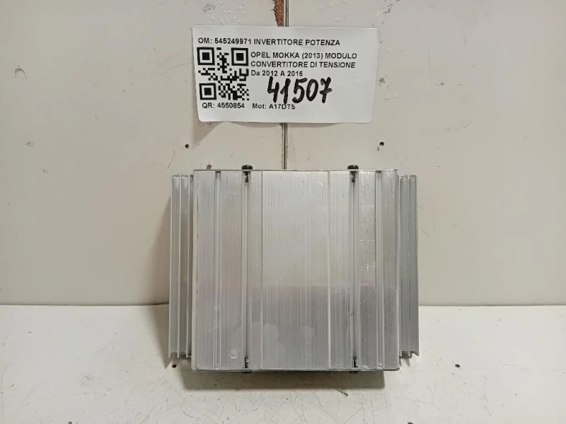 Modulo Convertitore DI Tensione 545249971 INVERTITORE POTENZA Opel Mokka 2013
