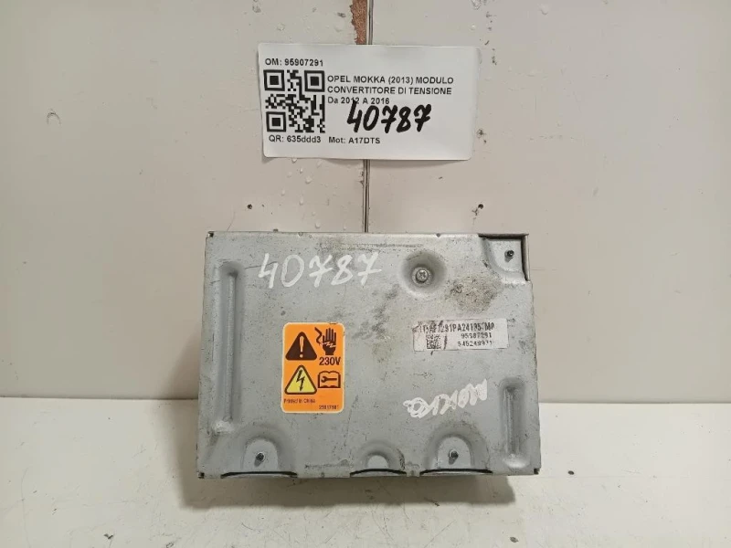 Modulo Convertitore DI Tensione 95907291 Opel Mokka 2013