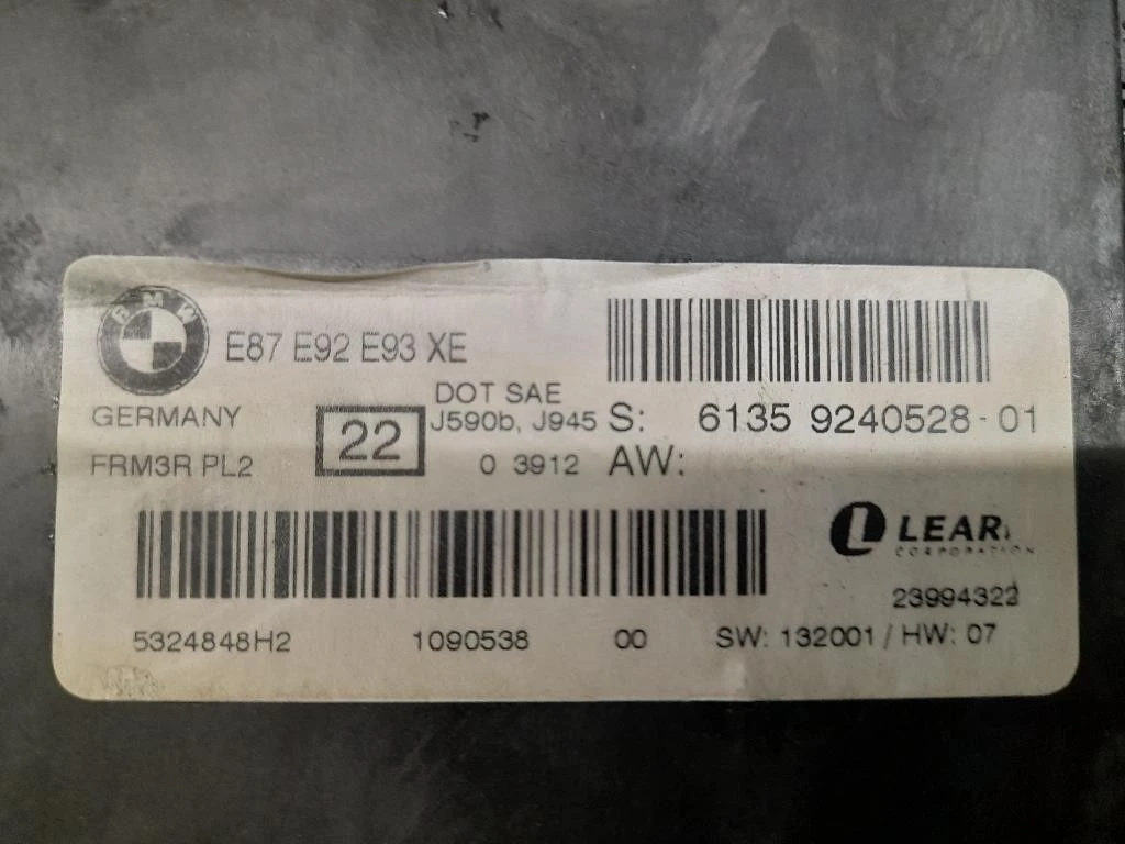 Modulo DI Tensione Xenon 9240528 Bmw Serie 1 E87 Berlina 2005