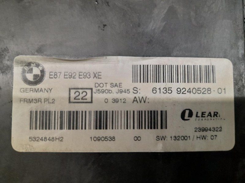 Modulo DI Tensione Xenon 9240528 Bmw Serie 1 E87 Berlina 2005