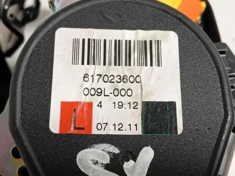 Cintura DI Sicurezza Sedile ANT DX 617023600 Opel Astra J 2010