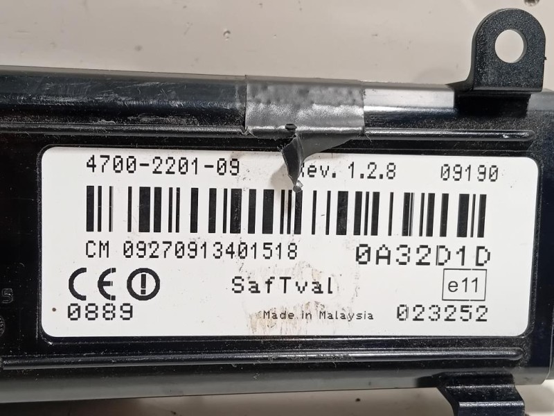 Cintura DI Sicurezza Sedile ANT DX 617023500 Opel Astra J 2010