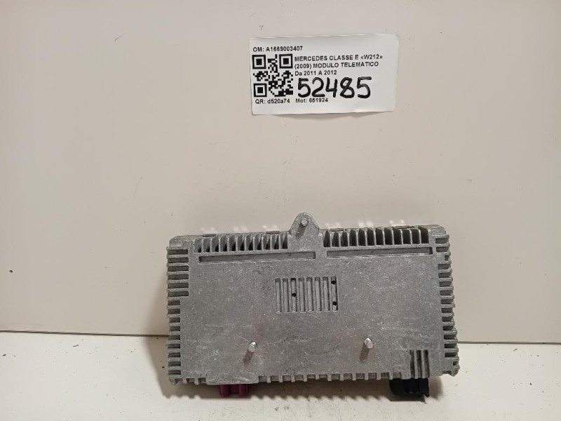 Modulo Telematico A1669003407 Mercedes Classe E W212 2009