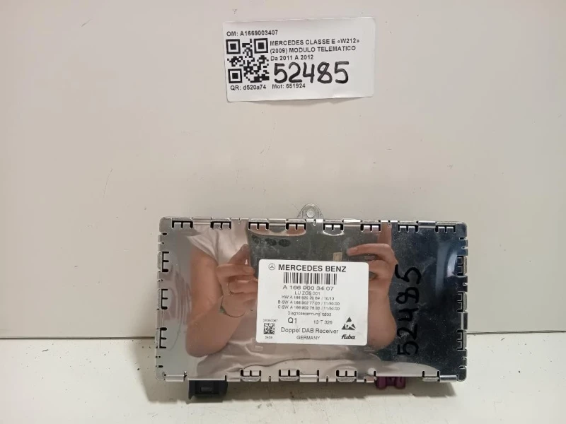Modulo Telematico A1669003407 Mercedes Classe E W212 2009
