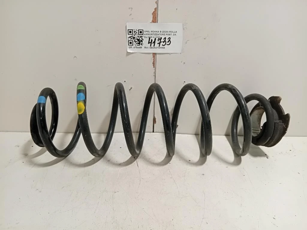 Molla Ammortizzatore POST DX 9830121180 Opel Mokka B 2020