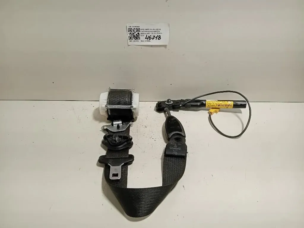 Cintura DI Sicurezza Sedile ANT DX 34040559 Opel Meriva B 2010
