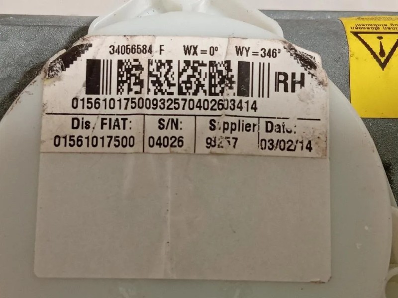 Cintura DI Sicurezza Sedile ANT DX 620611500 Opel Zafira C 2012