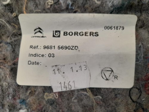 Moquette Pianale Bagagliaio