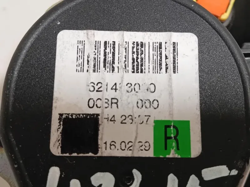 Cintura DI Sicurezza Sedile ANT DX Seat Toledo KG3 2013