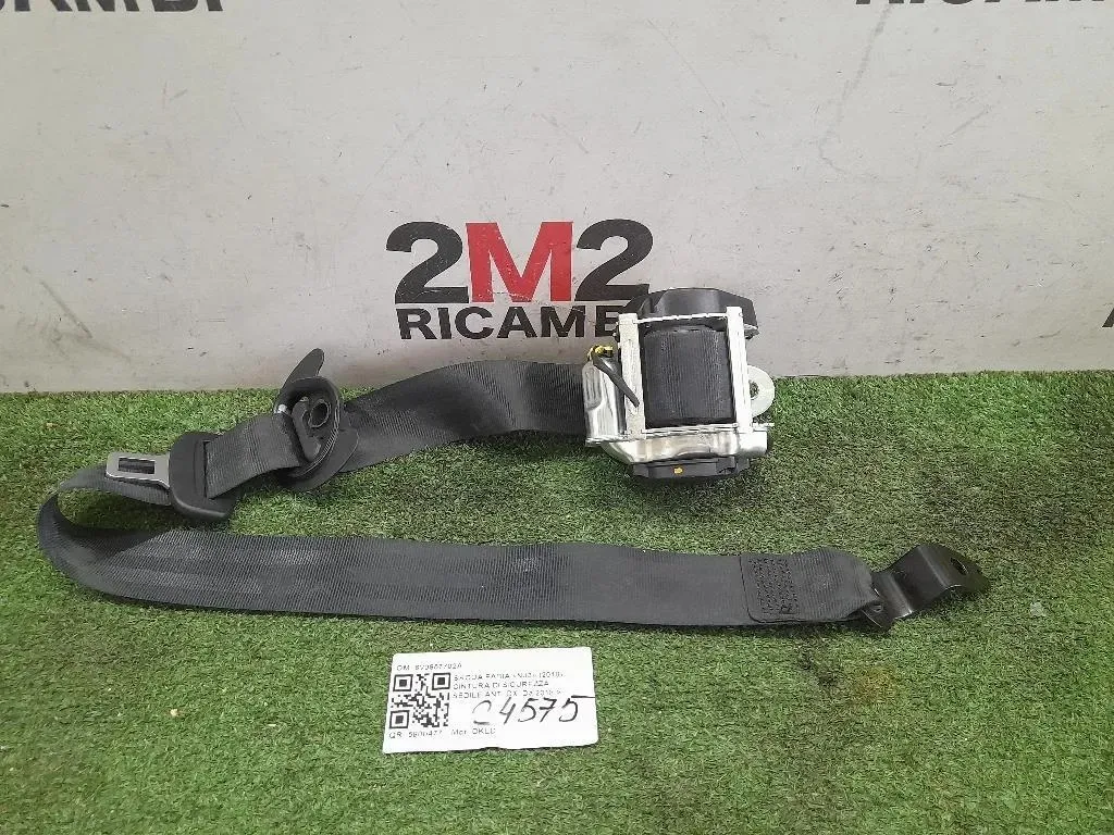 Cintura DI Sicurezza Sedile ANT DX 6V0857702A Skoda Fabia NJ3 2018