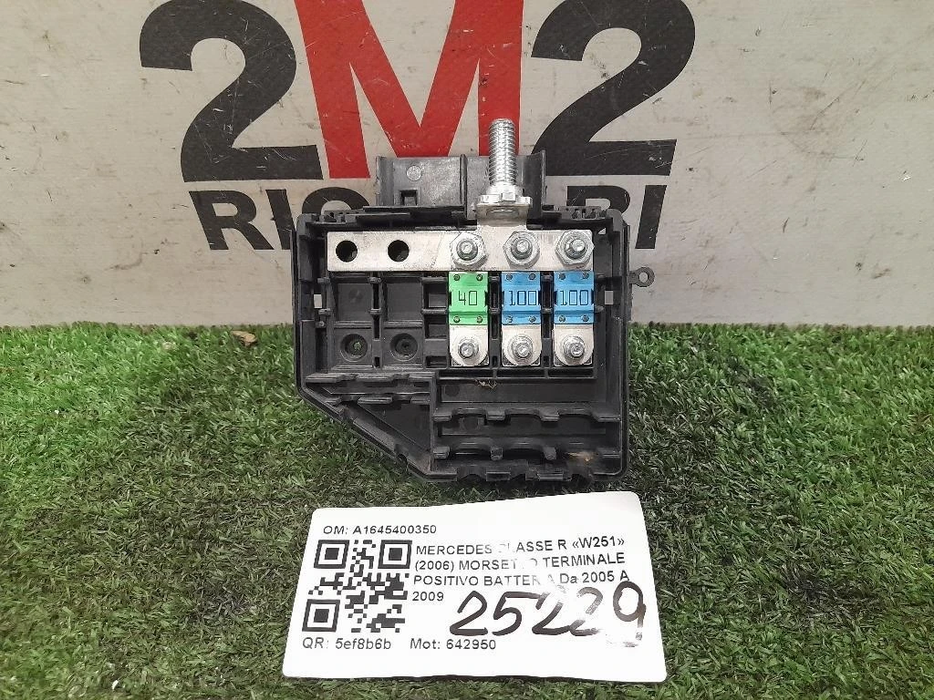 Morsetto Terminale Positivo Batteria A1645400350 Mercedes Classe R W251 2006