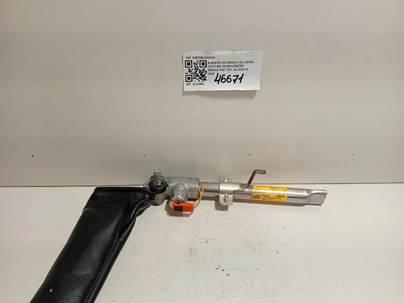 Cintura DI Sicurezza Sedile ANT DX 64622AJ022VH Subaru Outback III 2009