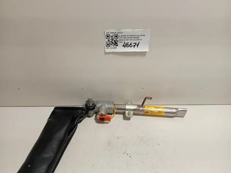 Cintura DI Sicurezza Sedile ANT DX 64622AJ022VH Subaru Outback III 2009