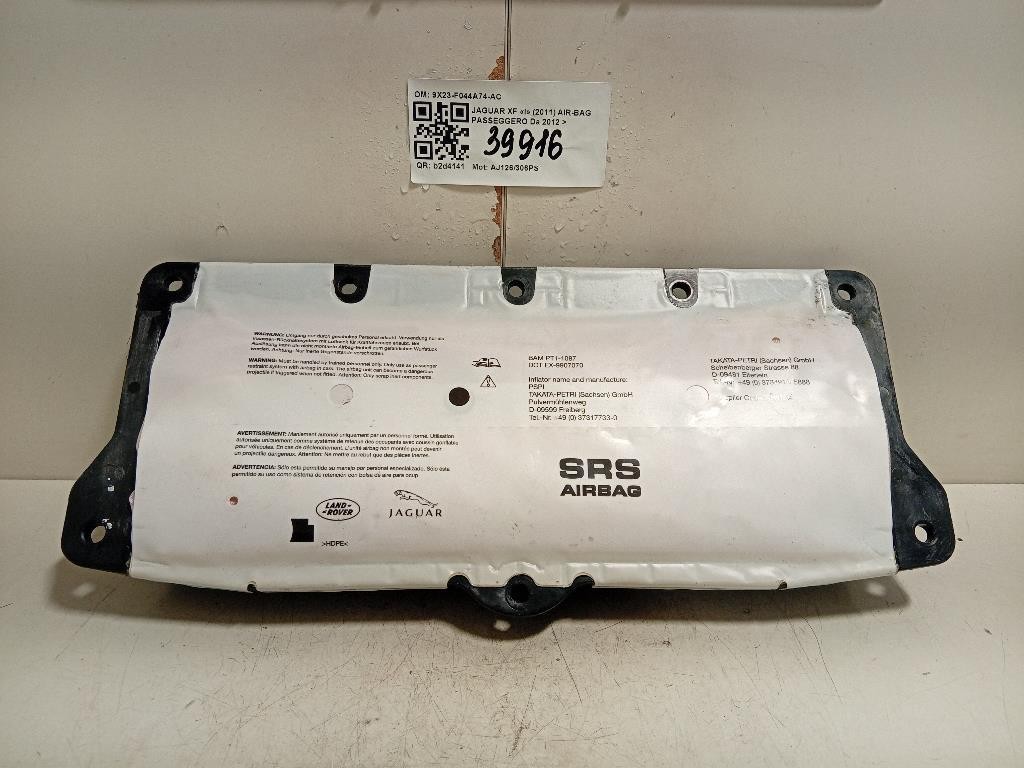 Air-bag Passeggero 9X23-F044A74-AC Jaguar XF I 2011