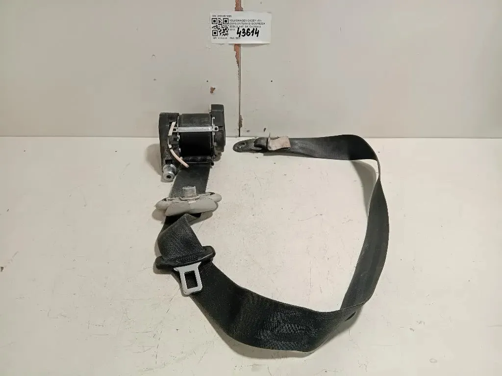 Cintura DI Sicurezza Sedile ANT DX 2K5 857 806 Volkswagen Caddy IV 2011