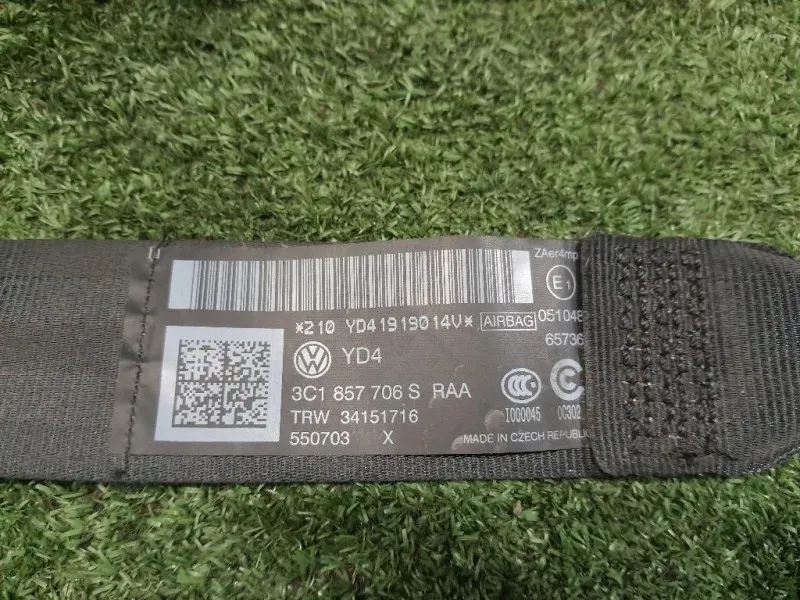 Cintura DI Sicurezza Sedile ANT DX 3C1857706SRAA Volkswagen Passat VI 2011