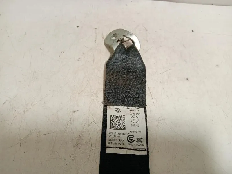 Cintura DI Sicurezza Sedile ANT DX 6184466B Volkswagen Sharan IV 2010