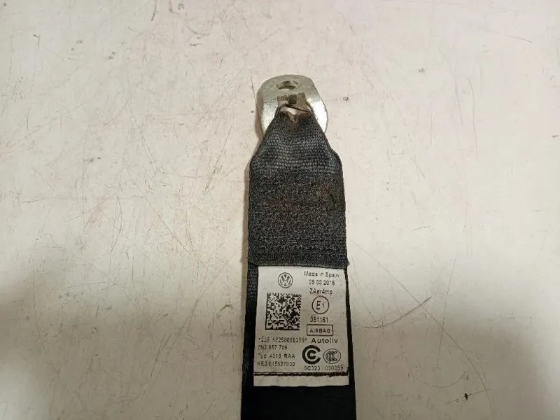 Cintura DI Sicurezza Sedile ANT DX 6184466B Volkswagen Sharan IV 2010