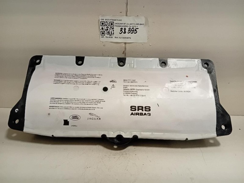 Air-bag Passeggero 9X23-F044A74-AC Jaguar XF I 2011