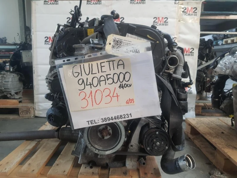 Motore Completo 940A5000 140CV 103KW Alfa Romeo Giulietta 2013