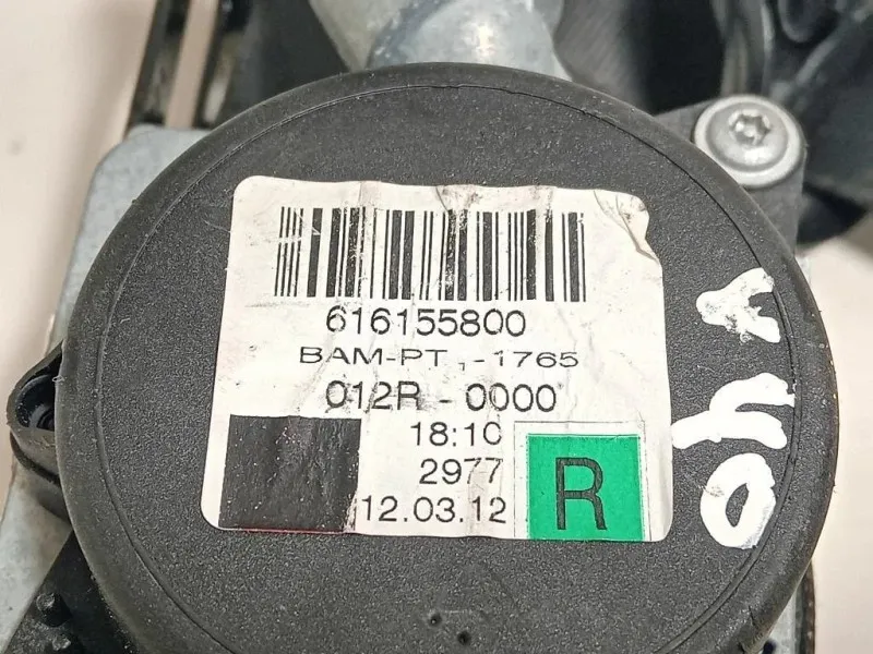 Cintura DI Sicurezza Sedile ANT DX 616155800 Volvo V60 I 2010