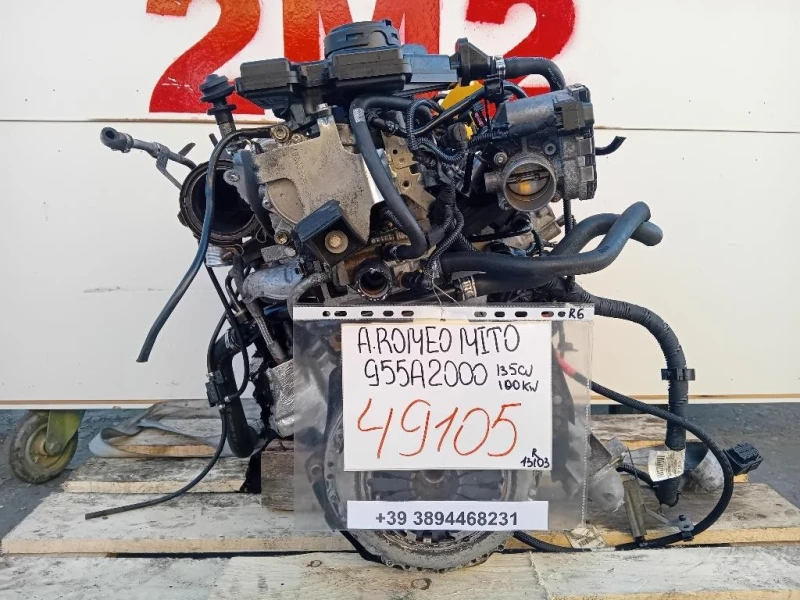 Motore Completo 955A2000 135CV 100 KW Alfa Romeo MITO 2008