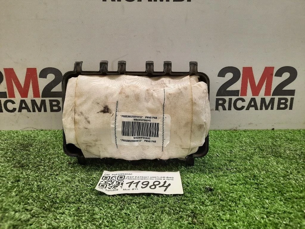 Air-bag Passeggero P05108546AC Jeep Patriot 2007