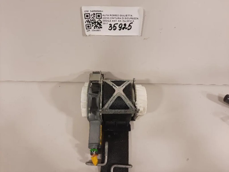 Cintura DI Sicurezza Sedile ANT SX 34056585H Alfa Romeo Giulietta 2010