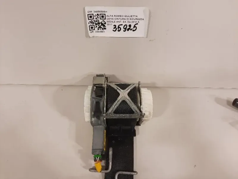 Cintura DI Sicurezza Sedile ANT SX 34056585H Alfa Romeo Giulietta 2010