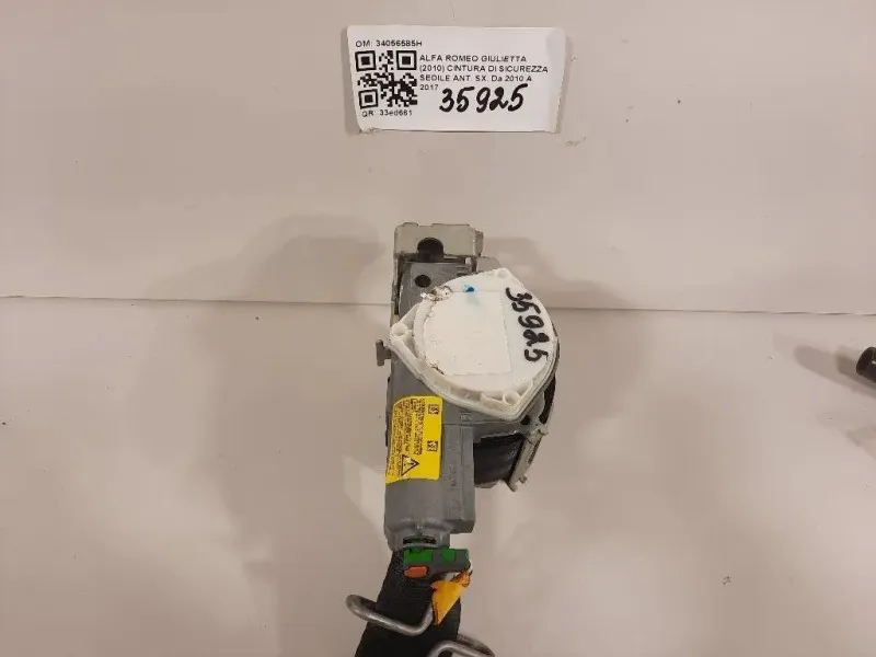 Cintura DI Sicurezza Sedile ANT SX 34056585H Alfa Romeo Giulietta 2010